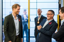 Prince Harry visits the THT pop-up in Hackney for HIV Testing Week