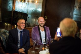 corrigans in Mayfair hosting a dinner party for the Terrence Higgins Trust