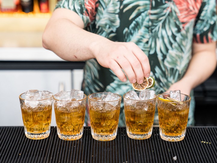 rum Old Fashioneds with Santa Teresa Rum