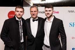 Dr Lance Haggith and sons attend Parter Boxing 2019