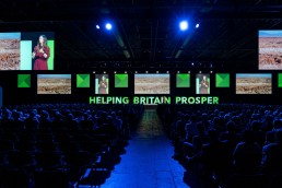 Large scale corporate event photography - Helping Britain Prosper Live