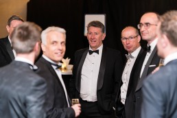 corporate event photographer london - smiling guests at the Ground Engineering Awards 2019